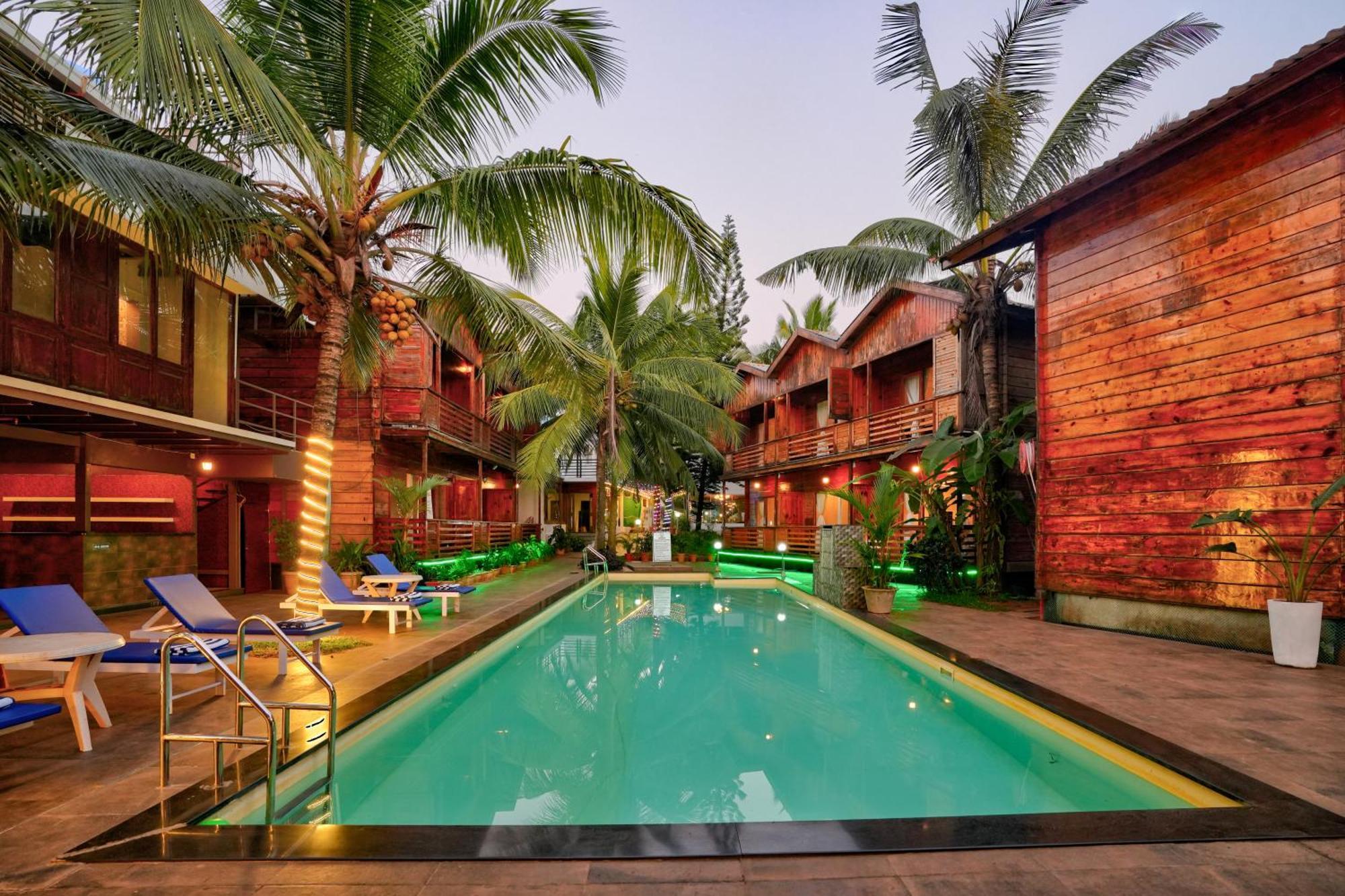 Aqua Marina Beach Cottages Calangute Exterior foto